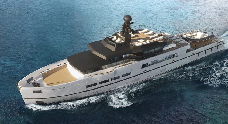 Antonini Navi presented the concept of a 40-meter yacht UP40