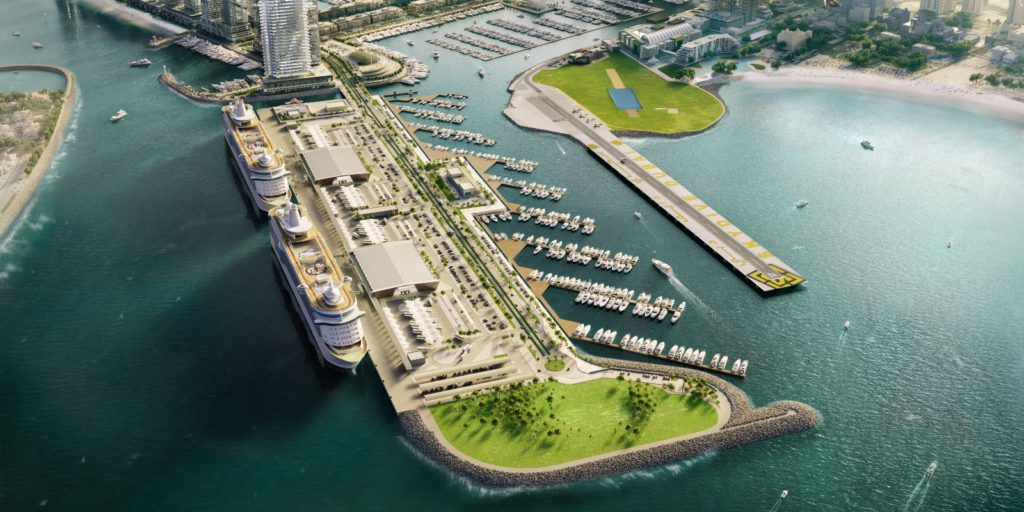 Новая гавань Dubai Harbour Marina начала принимать первые суда