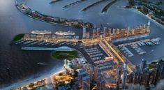 The new harbor of Dubai Harbor Marina began to receive the first vessels