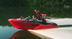 Malibu Boats presented a compact version of the M240 premium boat