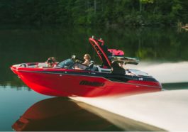 Malibu Boats presented a compact version of the M240 premium boat