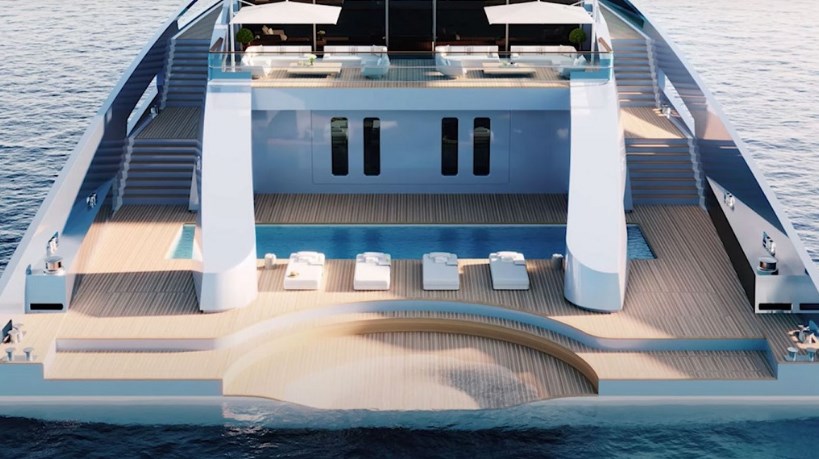 Feadship, together with the French studio Marveille Yachting, presented the concept of the Eco Explorer yacht