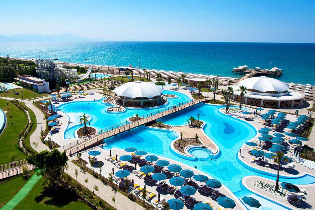 The rating of the most popular hotels in Turkey has been compiled