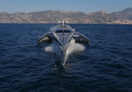 The new 12-meter boat from Yachts de Luxe will be powered by a lithium-sulphur battery