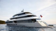 The world's largest composite yacht Majesty 175 is launched