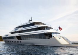 The world's largest composite yacht Majesty 175 is launched