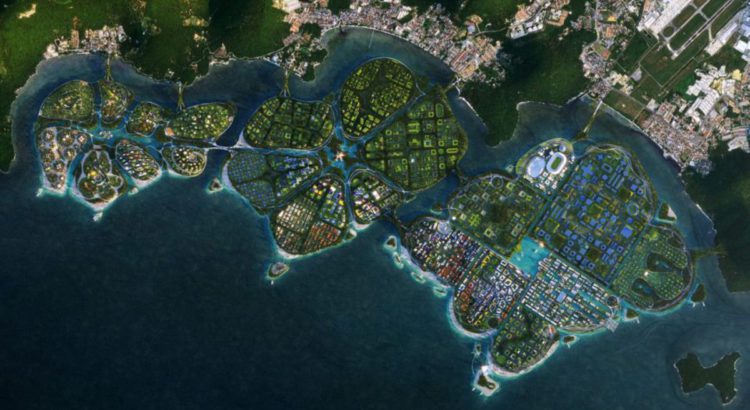 Three artificial islands will appear off the coast of Malaysia