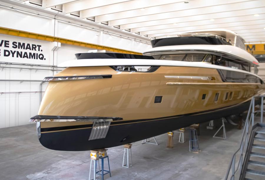 41m Dynamiq GTT 135 Stefania ready for launch in Tuscany