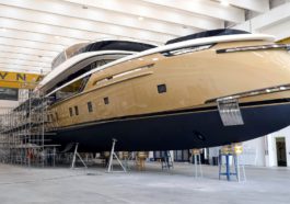 41m Dynamiq GTT 135 Stefania ready for launch in Tuscany