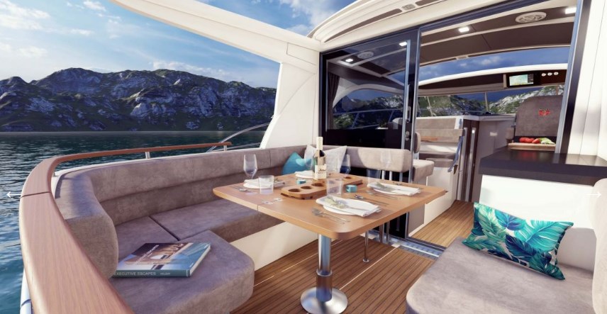 The Marex shipyard presented the new yacht Marex 330 Scandinavia