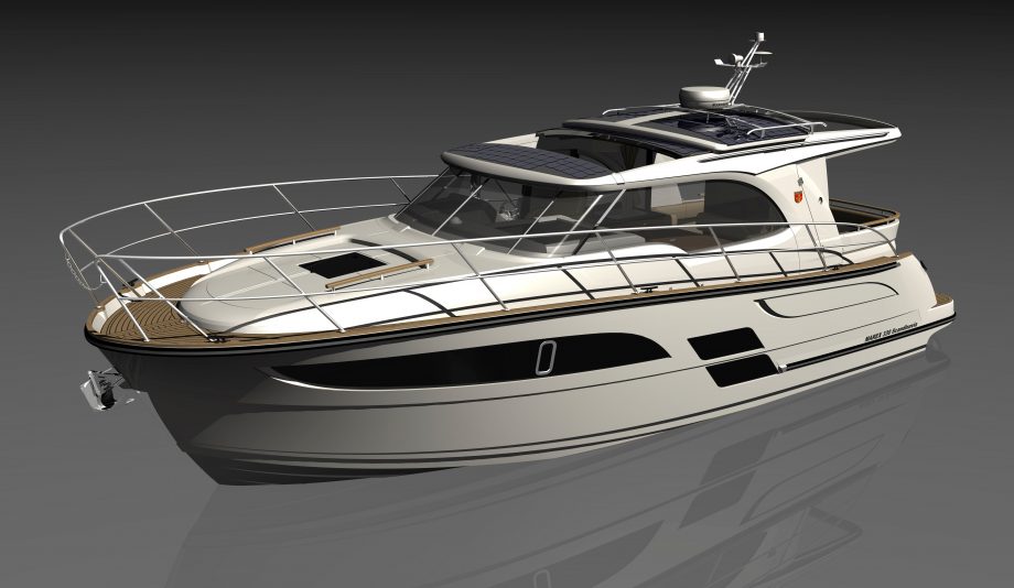 The Marex shipyard introduced the new yacht Marex 330