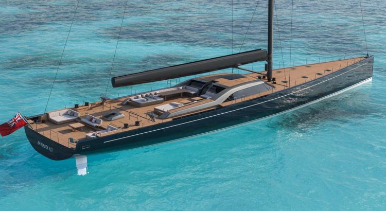 The Royal Huisman shipyard is working on the construction of a high-speed cruising yacht Project 405