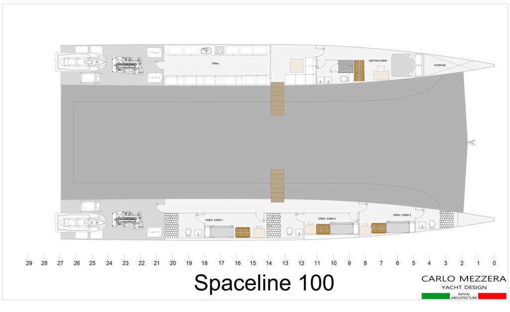 Ultimate Catamarans introduced the new Spaceline 100 catamaran