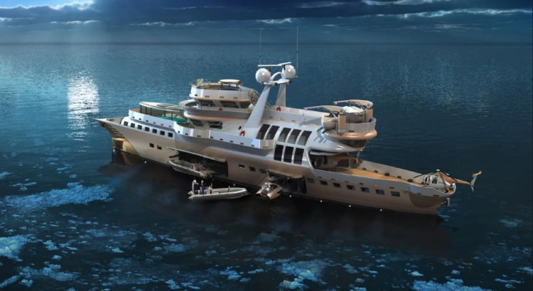 Arctic Owl 61m Science Expedition Yacht Concept Presented