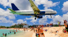 Maho Beach in Saint Martin - Depositphotos