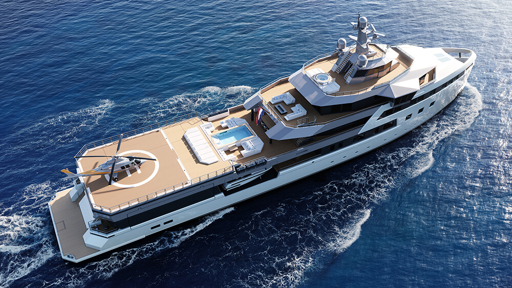 Damen Yachting has modernized the expedition yacht SeaXplorer 77 Damen