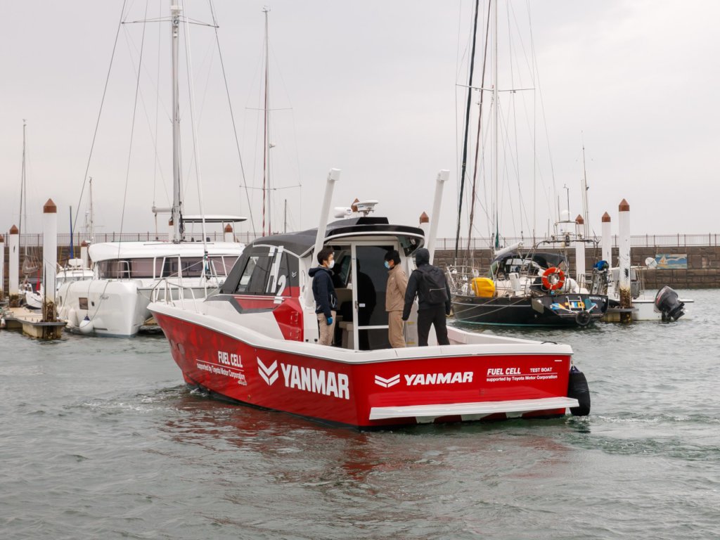 Yanmar провел испытания первого катера с водородным двигателем - Flotilia