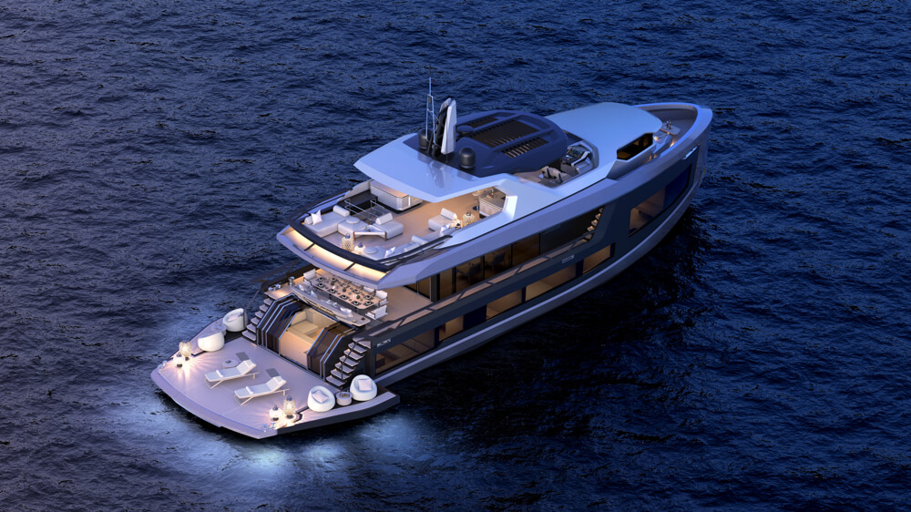 Mazu Yachts has announced the start of construction of a new motor yacht 92 DS