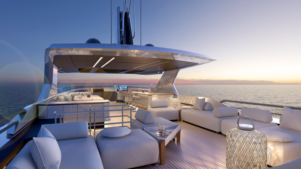 Mazu Yachts has announced the start of construction of a new motor yacht 92 DS