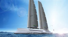 Nuvolari Lenard presents the concept of a unique mega sailboat