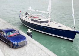 The perfect couple. Bentley has created the interior of the yacht to match the car Continental GT