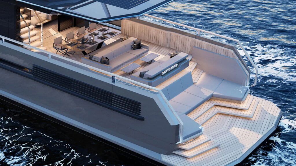 Vripack presented the concept of a 30-meter research yacht Defender ...