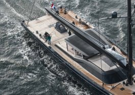 Royal Huisman Nilaya begins trials in the North Sea